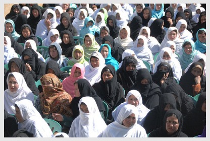 Hundreds of Afghan women