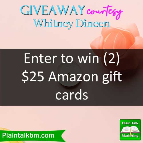 Whitney Dineen giveaway