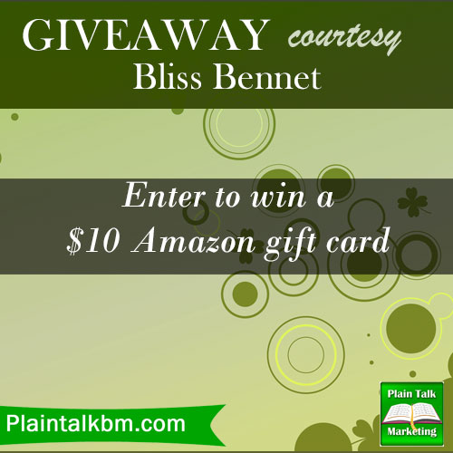 Bliss Bennet giveaway